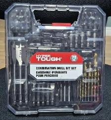 HYPER TOUGH 70-PIECE DRILL BIT & DRIVER BIT SET – NEW – $15
