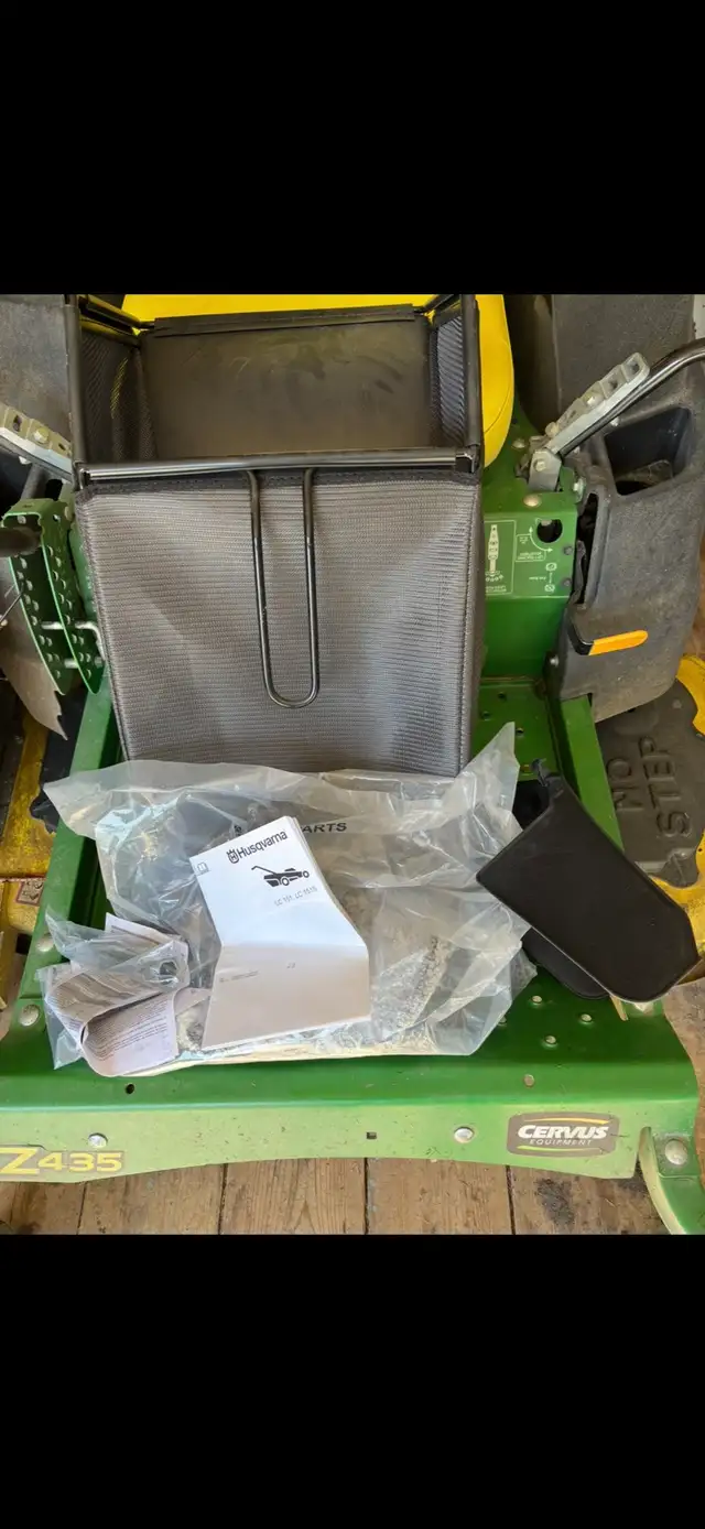 Husqvarna self propelled mower grass bag