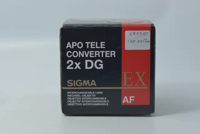 Sigma Apo Teleconverter 2x DG for Canon AFID 2573 BT