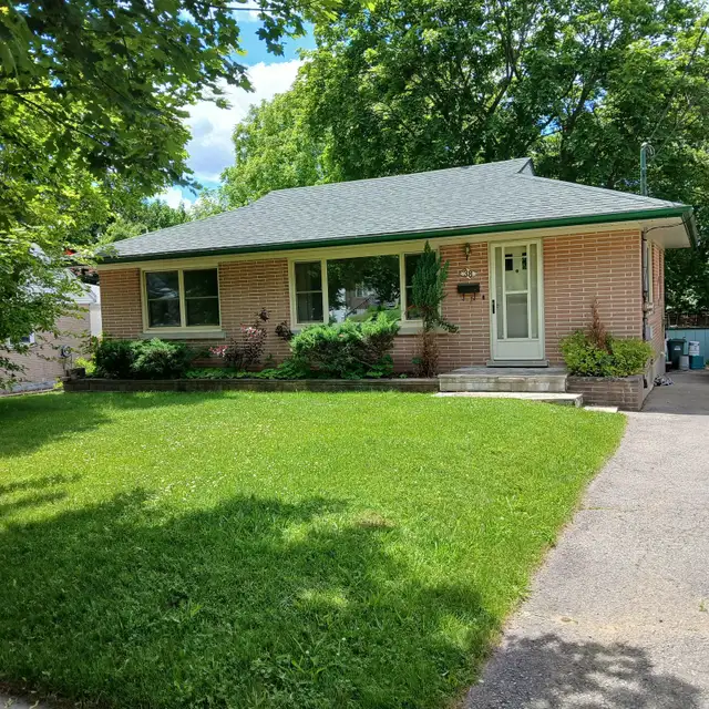 August 1st, three bedroom main floor with laundry