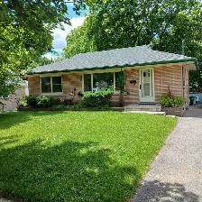 August 1st, three bedroom main floor with laundry
