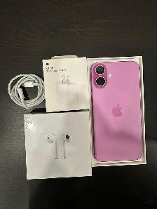 iPhone 16 128gb Pink   Full Accessories Kit   Fast Delivery!