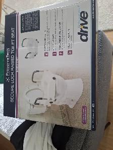Raised seat for toilet