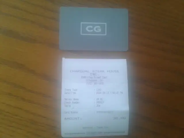 Gift card for Charcoal Group