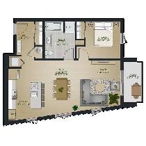 3 1/2 NEUF à louer à Lévis- Le GC Condos-disponible dès juillet - Photo 4