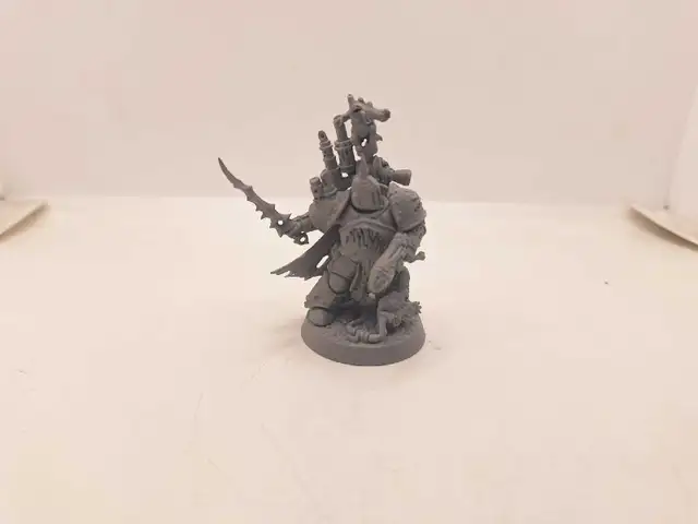 Warhammer 40k Deathguard Primd Gray Heros Plauge Marine Champion