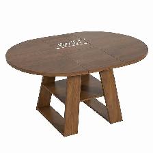 Table de salle à manger extensible ronde pour 4 à 8 personnes - Photo 2