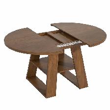 Table de salle à manger extensible ronde pour 4 à 8 personnes - Photo 7