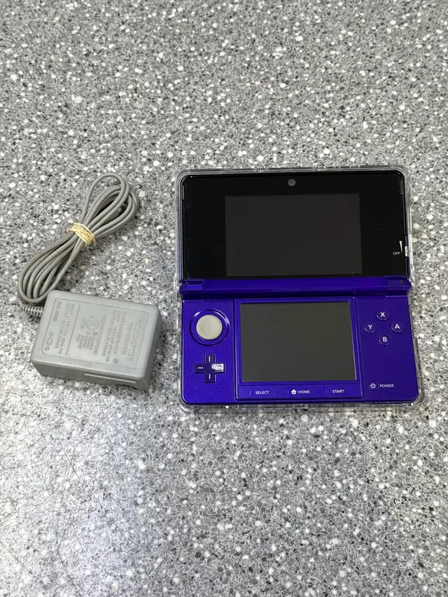 3DS System with case - Midnight purple