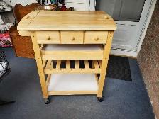 Beautiful Pine kitchen cart