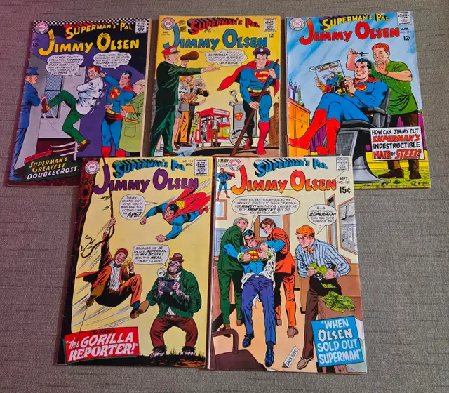 SET #1 OF 5 SUPERMAN'S PAL JIMMY OSLEN