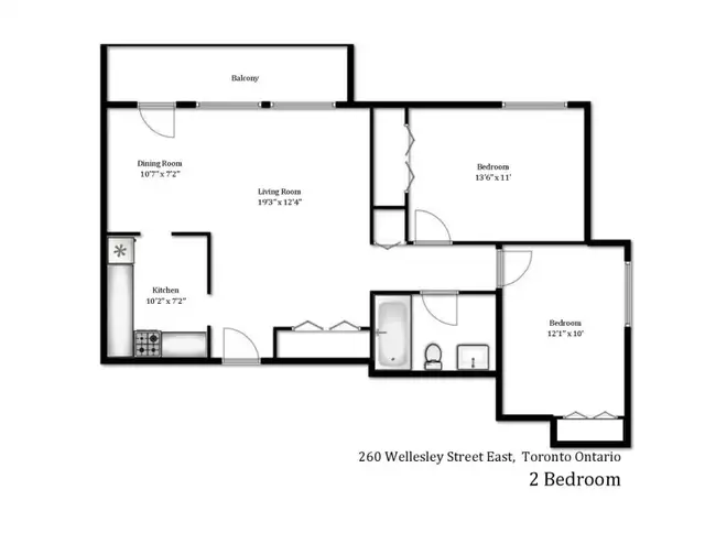 $1200 Downtown Private Room! 5 Min walk to Subway & Stores