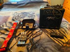SMALL GUITAR AMP AND MISC: