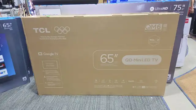 TCL 65' QD-Mini-LED Google TV QM6 Series