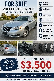 2013 CHRYSLER 200 LX For Sale