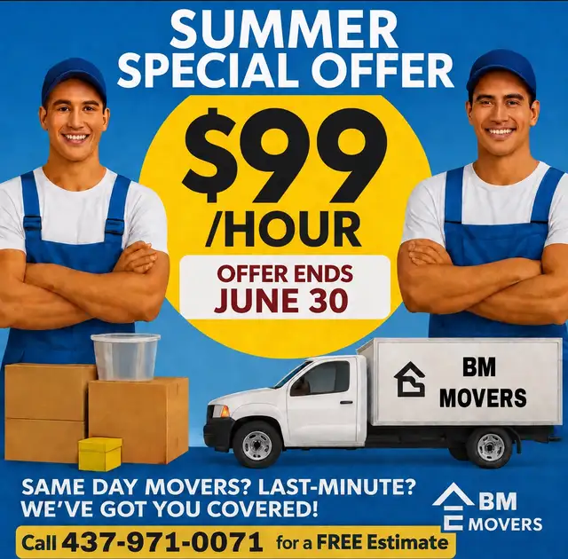 MOVING SERVICES ☎️ 437-971-0071 ☎️