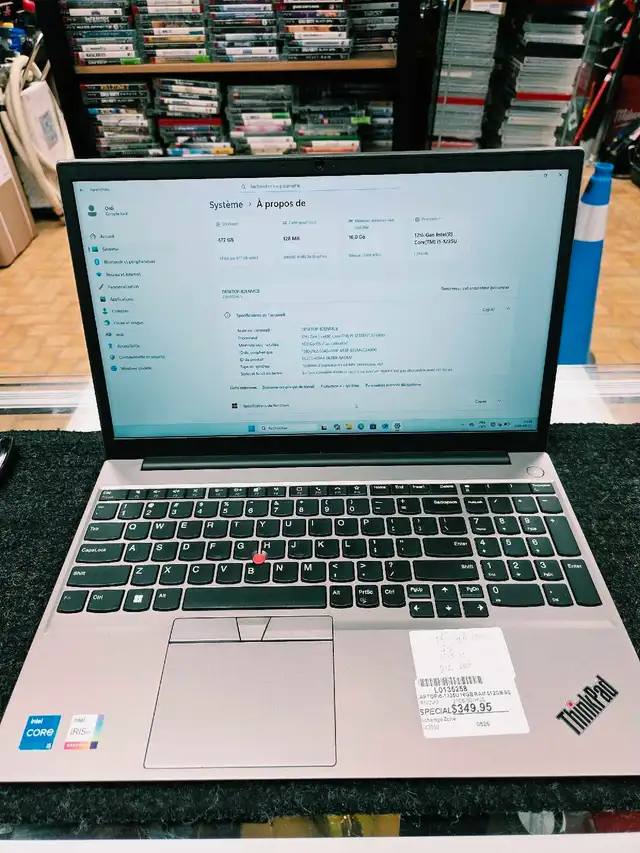 Laptop I5-1235U 16GB RAM 512GB SSD