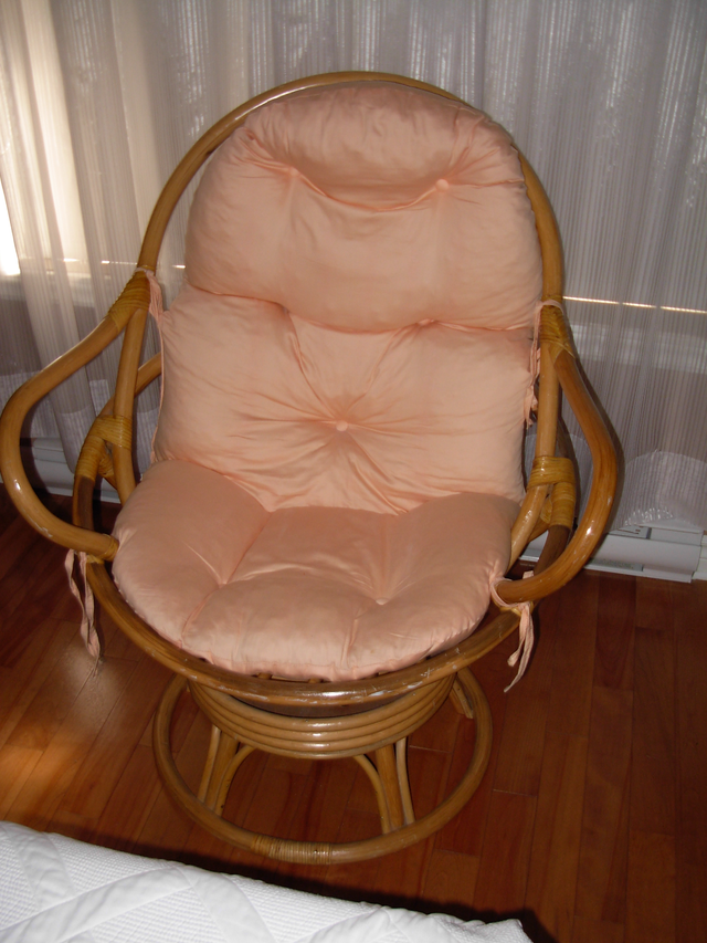 Chaise en rotin
