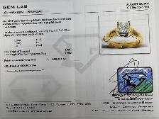 14Kt Gold 1 Carat Princess Cut Diamond Ring $3,345 - Photo 5