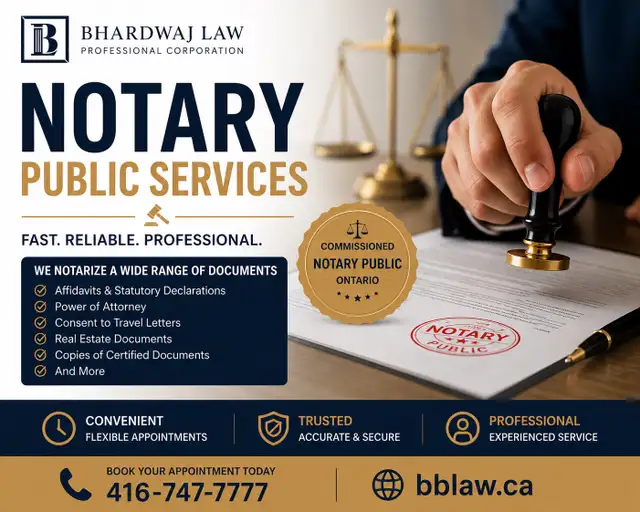 Notary Public | Document Notarization | Same-Day Appointments
