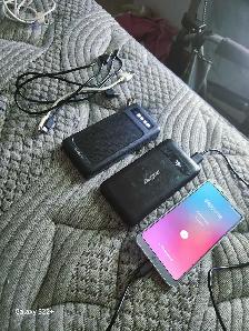 Various Cables & 2 Power Banks & 1 LG G6 Thin Q