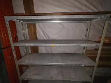 Industrial 6 Shelves Galvanized Shelving Unit 72'H x 48'W x 12'D - Photo 2