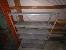 Industrial 6 Shelves Galvanized Shelving Unit 72'H x 48'W x 12'D - Photo 3