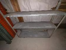 Industrial 6 Shelves Galvanized Shelving Unit 72'H x 48'W x 12'D - Photo 4