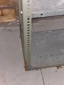 Industrial 6 Shelves Galvanized Shelving Unit 72'H x 48'W x 12'D - Photo 7
