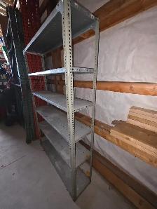 Industrial 6 Shelves Galvanized Shelving Unit 72'H x 48'W x 12'D - Photo 10