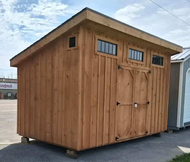 8 x 14 Pine Single Slope Shed #PSS105