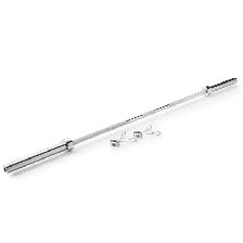 Olympic barbell with collars