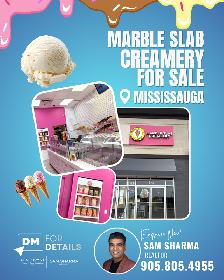 Marble Slab Creamery Franchise for sale in Mississauga