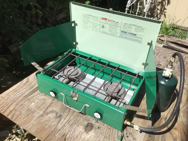 Coleman propane stove - camping