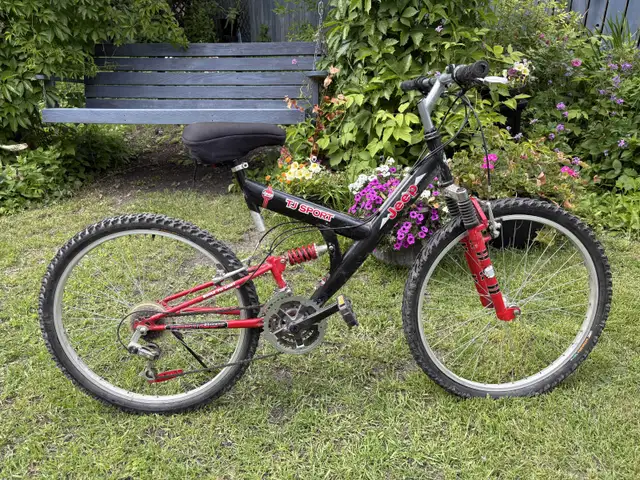 Jeep Boys Bike with Front & Back Suspension – $120
