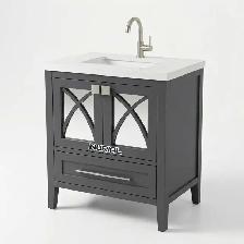 Vanity, Faucet, Mirror, Toilet, Bathtub