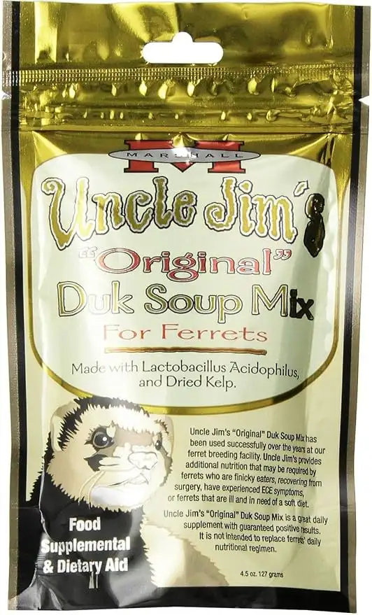Nourriture Arthur et soupe uncle jim's pour furet a donner
