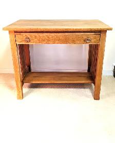 Solid Oak Mission Table – refinished in a Warm Honey colour - Photo 6