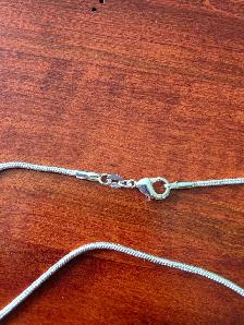 Sterling silver 2mm snake chains - Photo 4