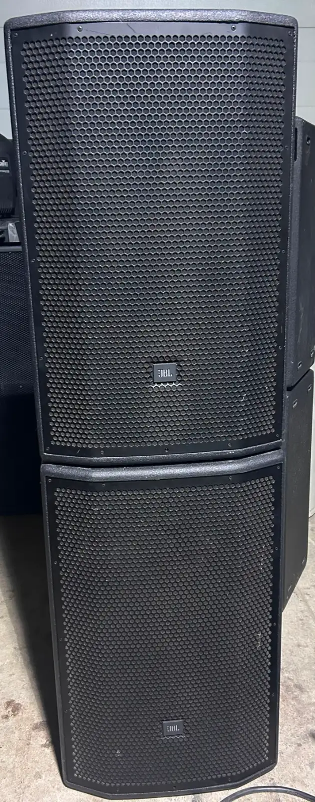 Pair Of Used JBL PRX815W 15' Self Powered Full Range Speakers