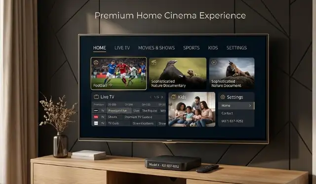 Premium Home Cinema & Media Box Setup
