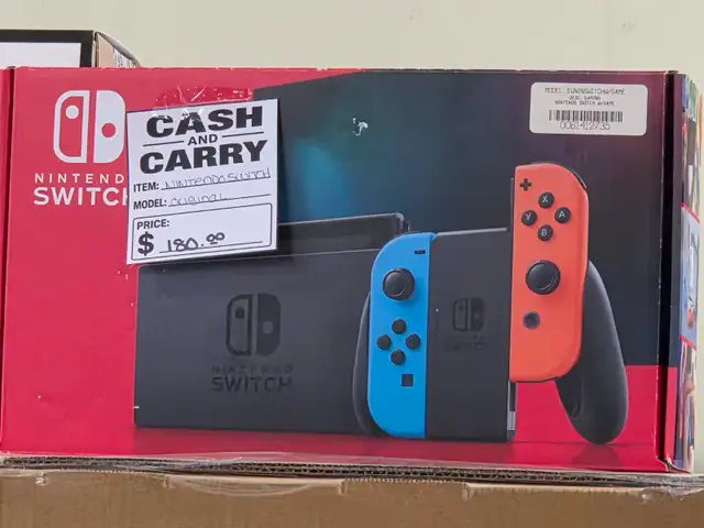 Nintendo Switch Console – ONLY $180   Tax!