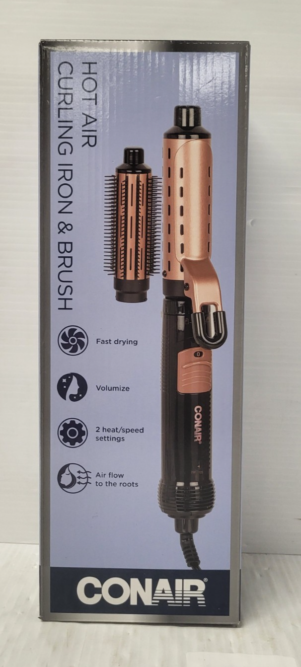 (N95316-3) Conair CD160RGNC Hot Air Curling Iron & Brush