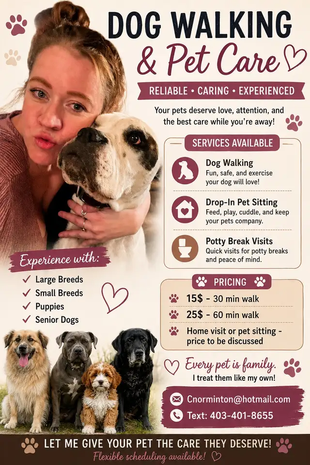 Dog walking service