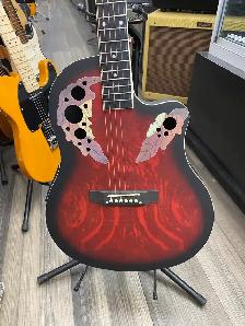 Glarry Ovation Sytle Acoustic Guitar - Photo 2