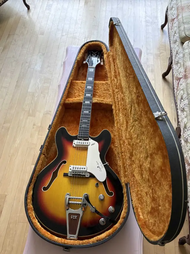VOX Electric Guitar with Hard Case – $1,600