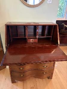 Wooden Mail Cabinet / Secretary Desk – $80 - Photo 2