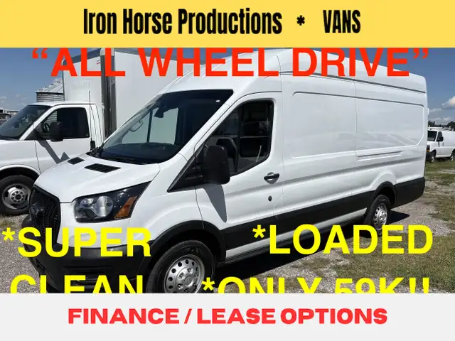 2023 Ford Transit Cargo Van HIGH ROOF ALL WHEEL DRIVE EXTRA LONG