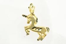 10K UNICORN PENDANT