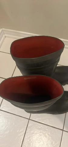 men’s Dunlop rubber work boots size 12 - Photo 3